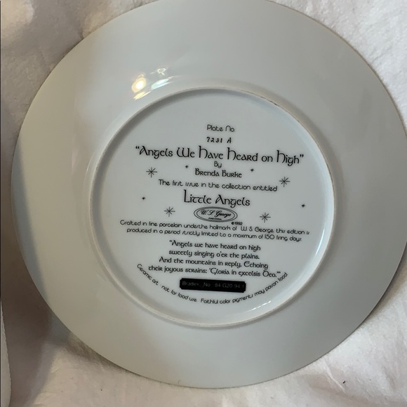 PLATE #1 Angels We Have Heard On High Collector Plate NEW - Picture 3 of 8